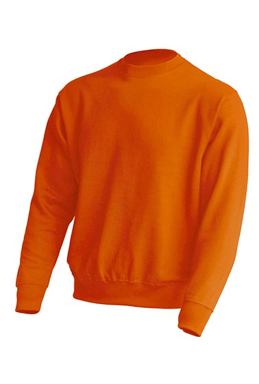 FELPA GIROCOLLO UNISEX ( JHK T-SHIRT ) arancio